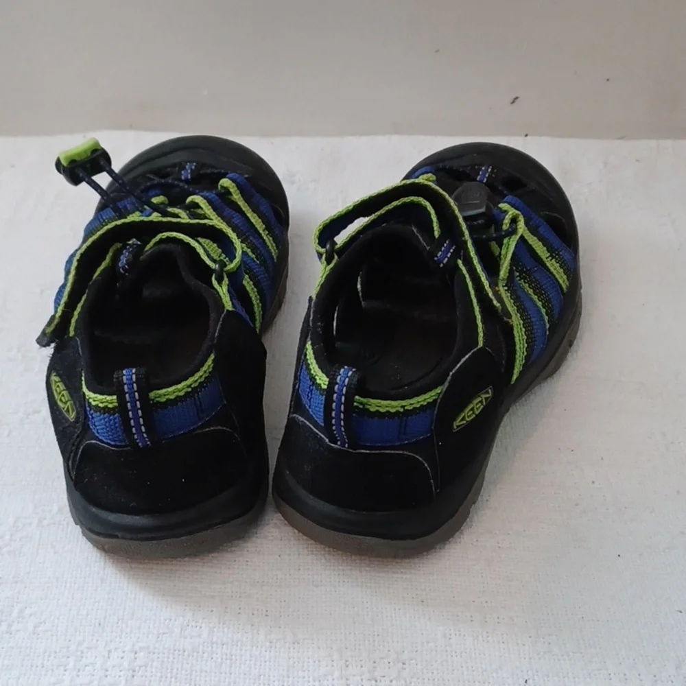 Keen Newport H2 Sandal Youth Size 1 Multicolor Bungee Lace Lock - Picture 3 of 5
